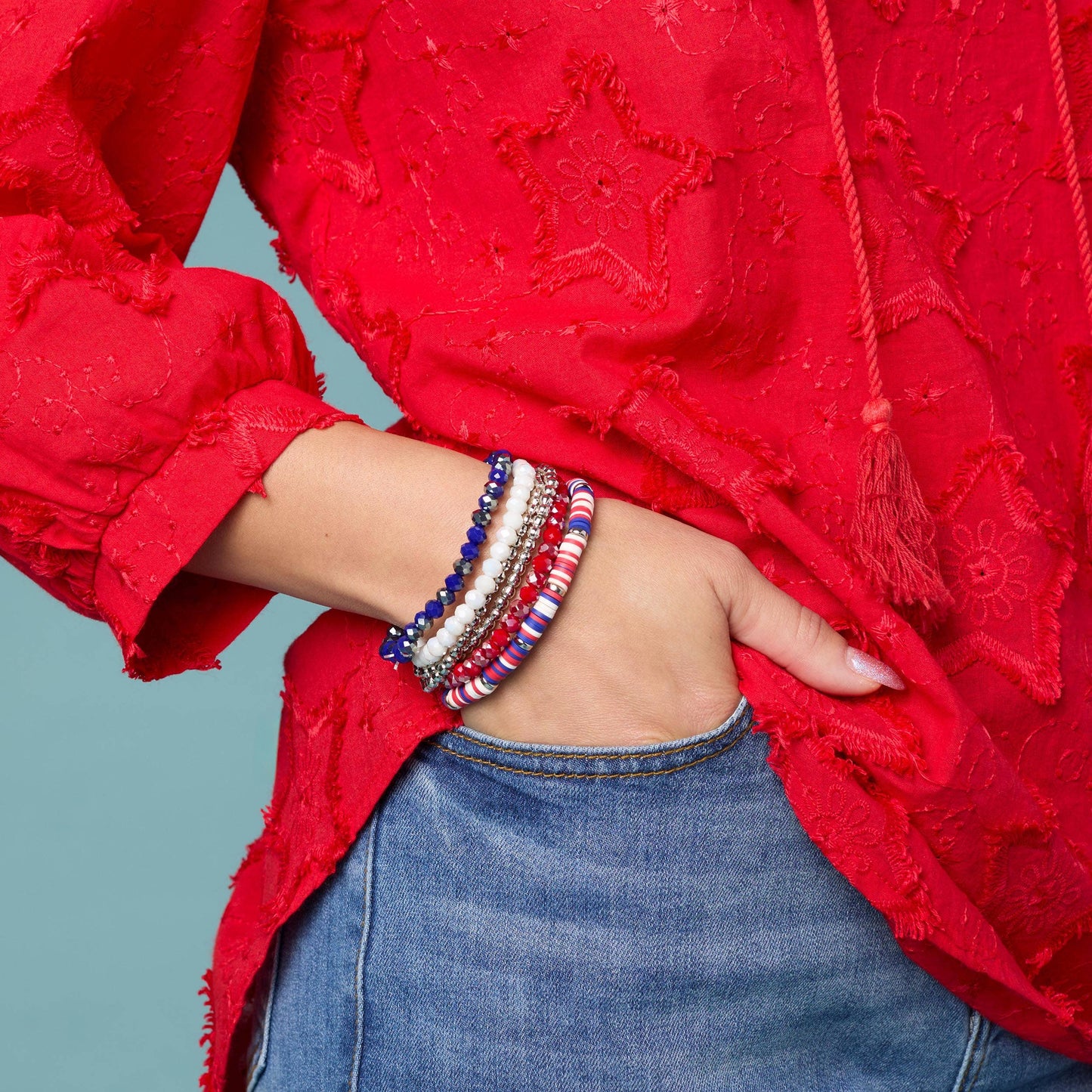 Freedom Bracelet: Red/White/Blue