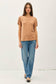 BAMBOO/MODAL BASIC ROUND NECK T-SHIRT: NATURAL