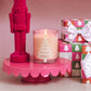 Sweet Grace Pink Tree Soy Candle 9.5oz | Christmas Gift, 6pk