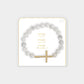 Pray on it, Pray over it, Pray through it Bracelet: Aqua