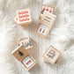 Treasure Box Earrings - Joyful: Wipe Clean with Dry Cloth / Pinewood, Glass, Zinc Alloy, Paper