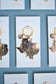 Gold Texas Bluebonnet Soft Enamel Keychain