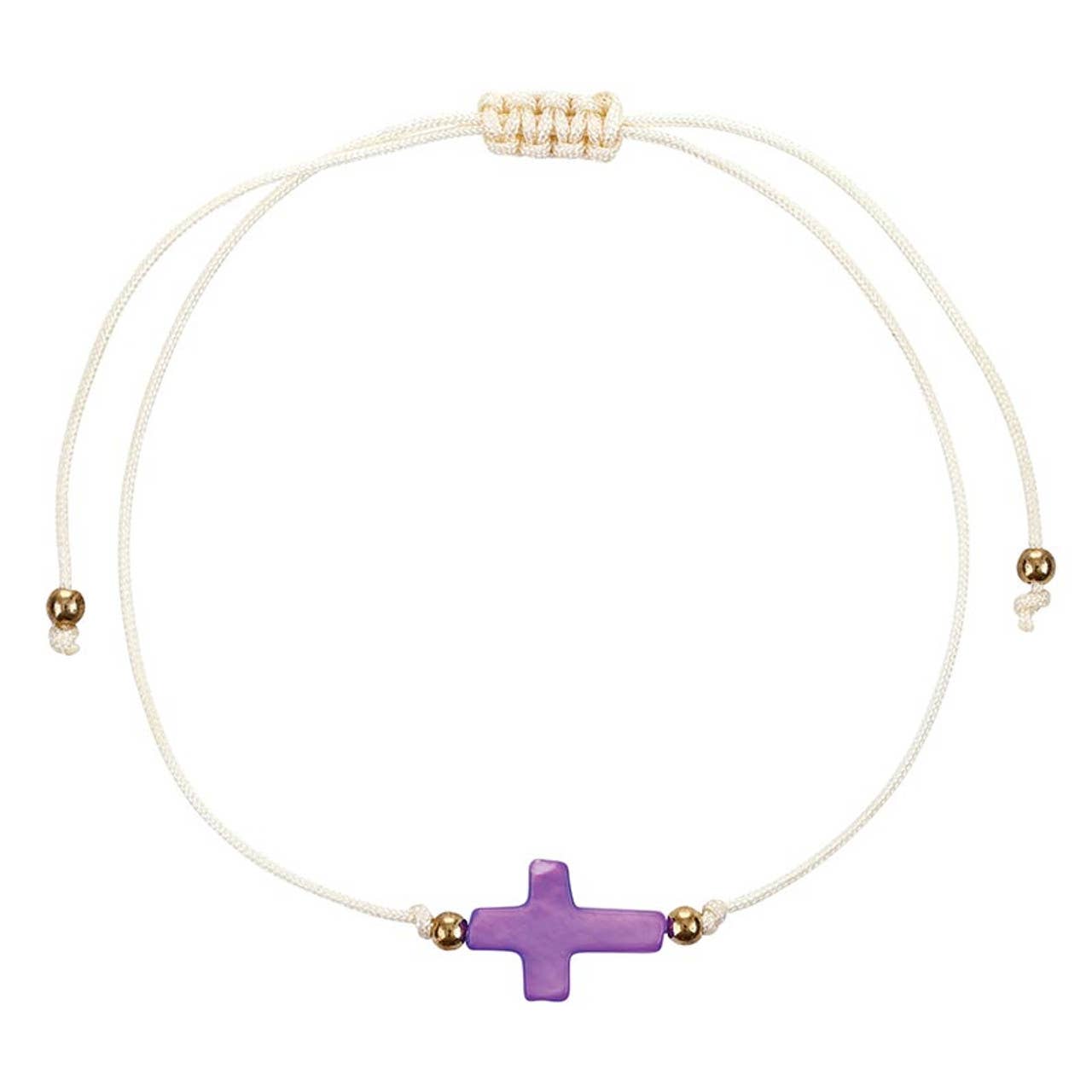 Sisters in Christ Friendship Bracelet Display: Stone,Plated, Cord / 6" W x 8.5" H x 0.5" D