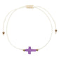 Sisters in Christ Friendship Bracelet Display: Stone,Plated, Cord / 6" W x 8.5" H x 0.5" D
