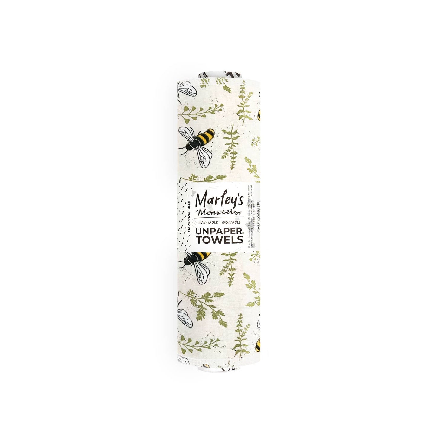 UNpaper® Towels: Prints - Case of 6 | Reusable Paper Towels: Black & White Polka / 12-Pack