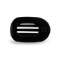 Round Flat Hair Clip | Small | Jet Black