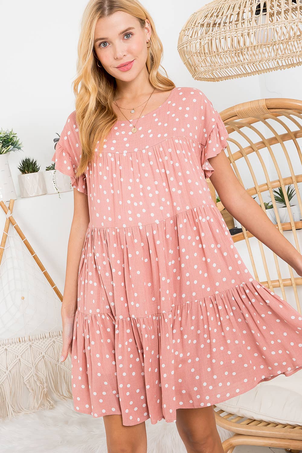 Bluivy POLKADOT TIERED BABY DOLL