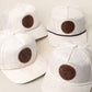 EVEN JESUS HAD A FISH STORY Leather Patch Rope Trucker Hat: WHITE