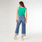 Bambu Soft Wide Ankle with Front Seam: Medium Denim