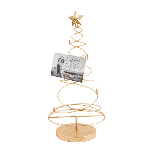 Mud pie Christmas card holder tree