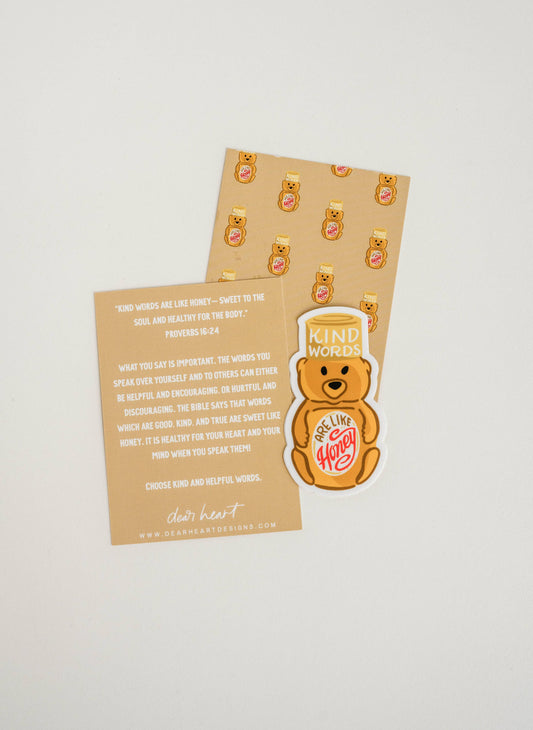 Kind Words Sticker I Christian Sticker I Gift