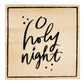 Treasure Box Earrings - O Holy Night: Wipe Clean with Dry Cloth / Pinewood, Glass, Zinc Alloy, Paper
