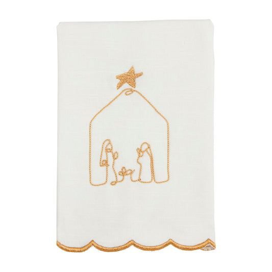 Mud Pie Embroidery Towel