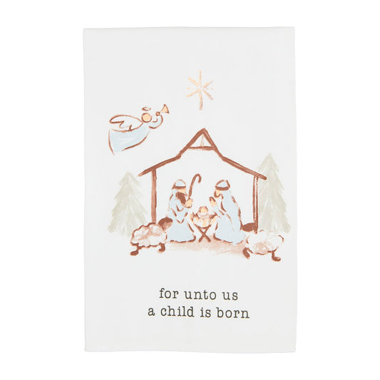 Mud Pie Nativity Towels