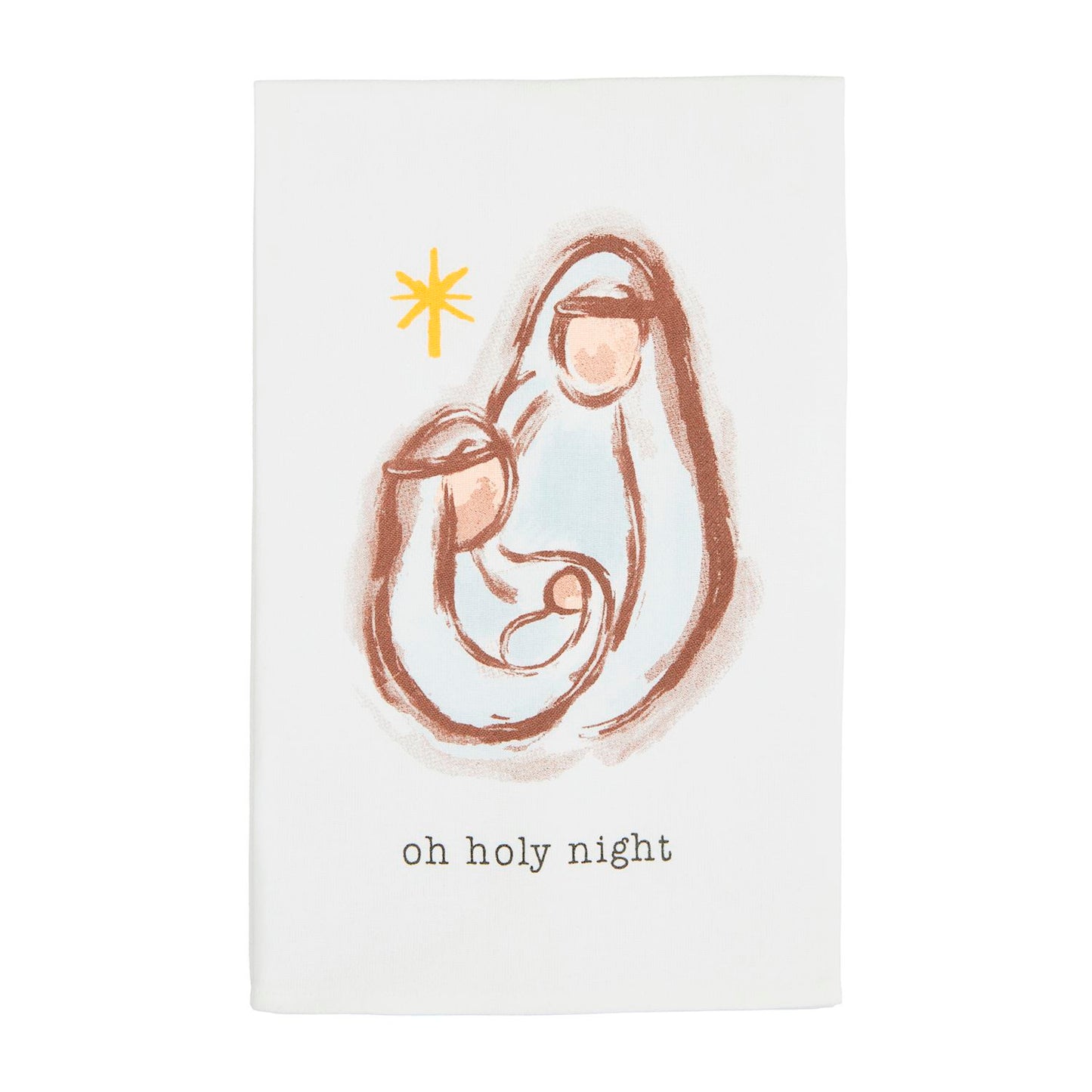 Mud Pie Peace Nativity Cotton Towels