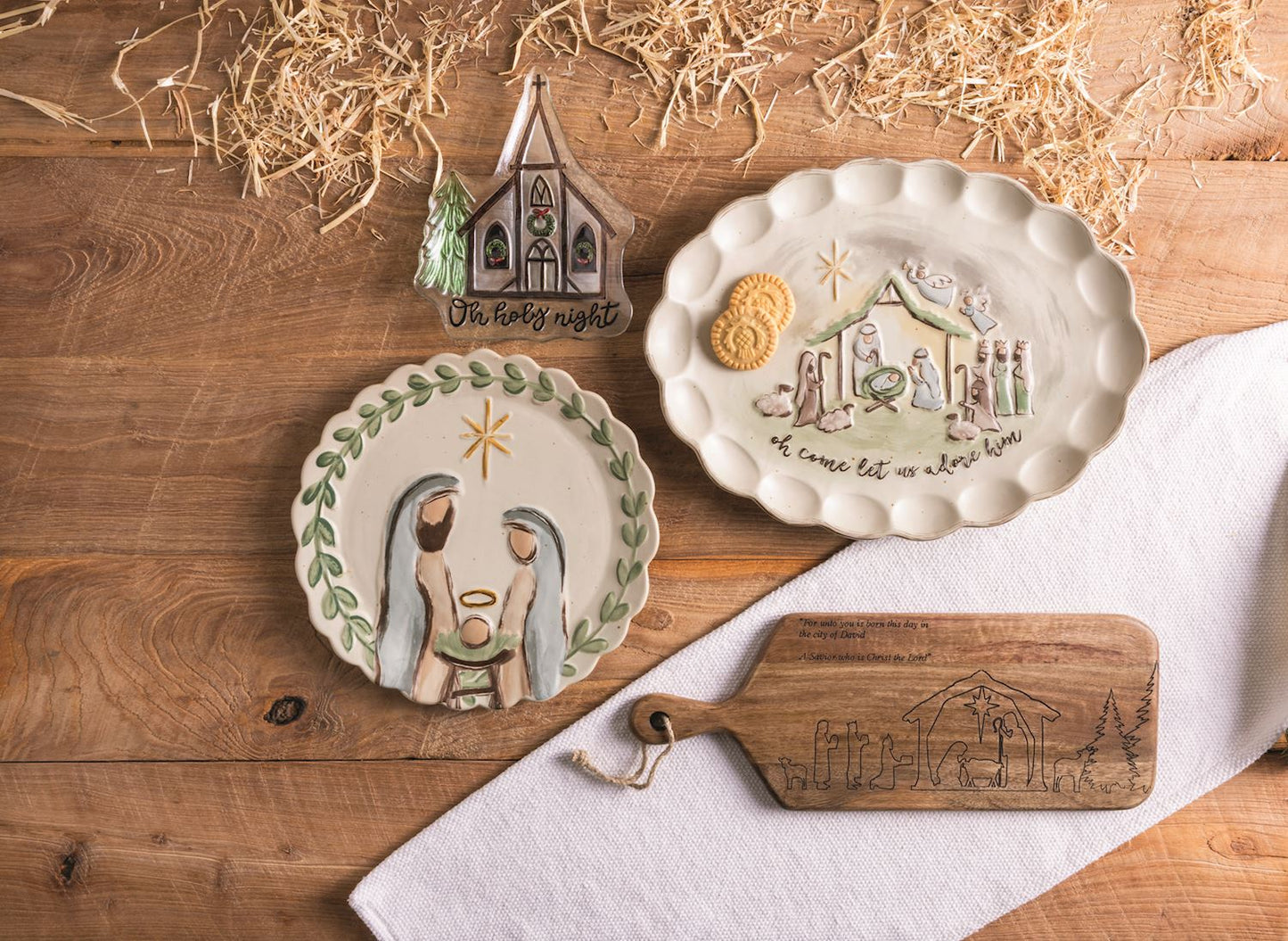 Fused Glass Church Plate