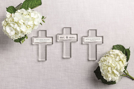 Love Is Sentiment Acrylic Cross
