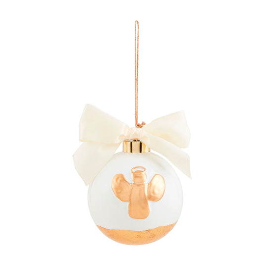 Angel- Hand Painted Ornament - Mud Pie