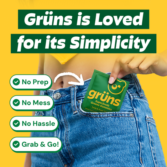 Grüns Adult Superfood Greens Gummies, 30 Servings