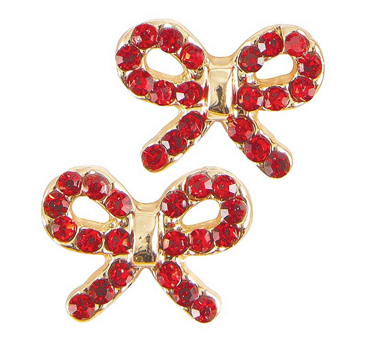 Treasure Box Earrings - Winter Wonderland: Wipe Clean with Dry Cloth / Pinewood, Glass, Zinc Alloy, Paper