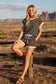 STRIPED TERRY TOP AND SHORT SETS: BLACK/IVORY