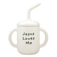 Sippy Cup - Jesus Loves Me: Silicone / 5.5" H