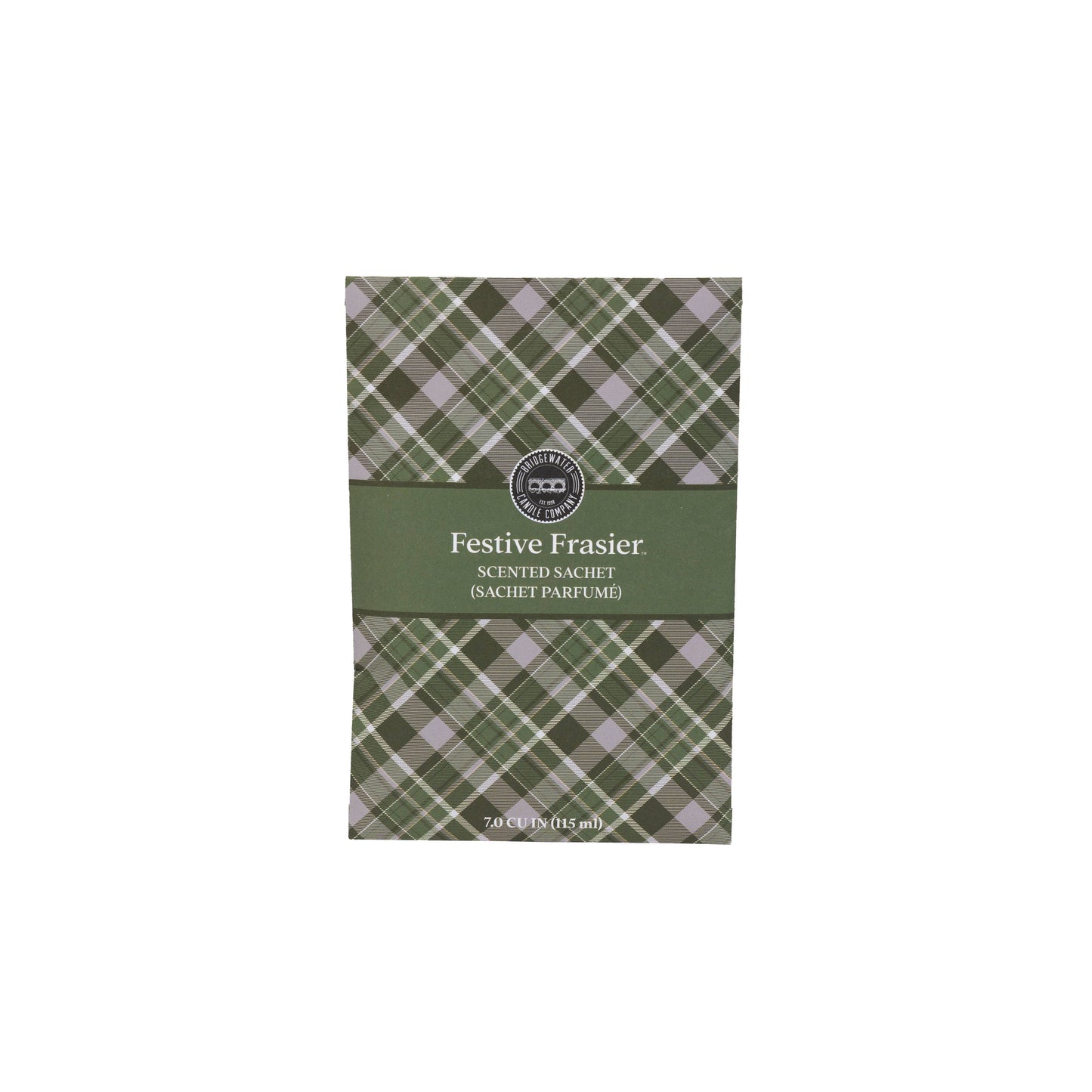 Festive Frasier Plaid Sachet - 9 Pack | Christmas Gift