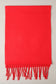 Softer Than Cashmere Solid Muffler Scarf: ZTW4317-RED / One Size