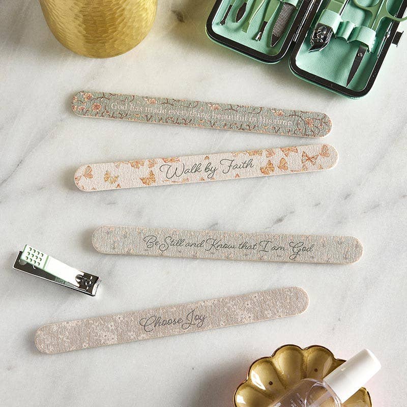 Nail Files: Nail File: 7" H, Display Tub: 4" D