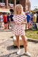 Varsity Dot Scuba Set: WHITE/RED
