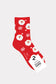 Women's Crew Merry Snowing Socks: KW-C-147-2