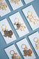 Gold Texas Bluebonnet Soft Enamel Keychain