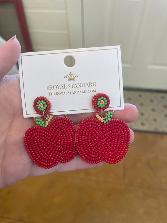 Apple earrings