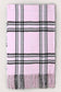 Giant Check Cashmere Feel Muffler Scarf: 07-2/LT.BROWN / One Size