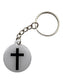 Tap To Pray - Prayer Tag Keychains: White + God Is Greater