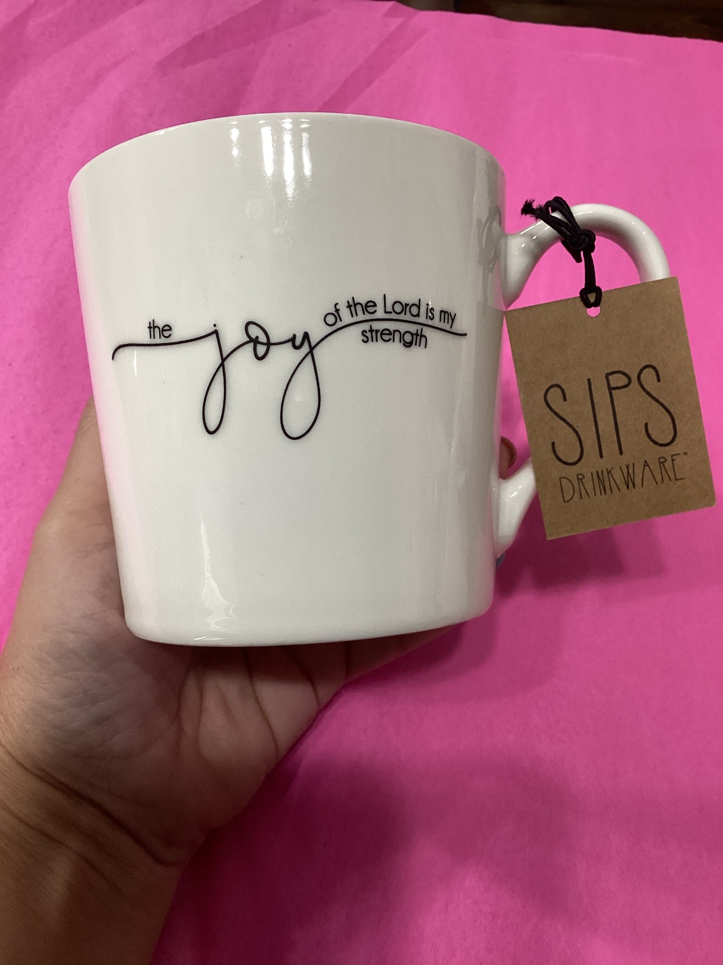 Cafe Mug - Joy My Strength