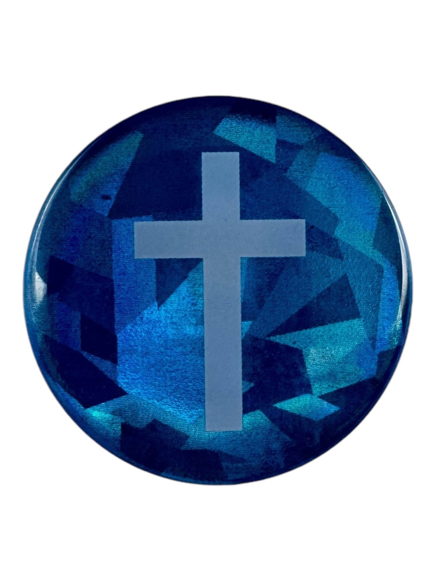 Tap To Pray - Prayer Tag Stickers: Blue Mountains + Cross