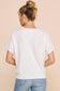 Short Sleeve Diamond Pointelle Top: Coral Rose