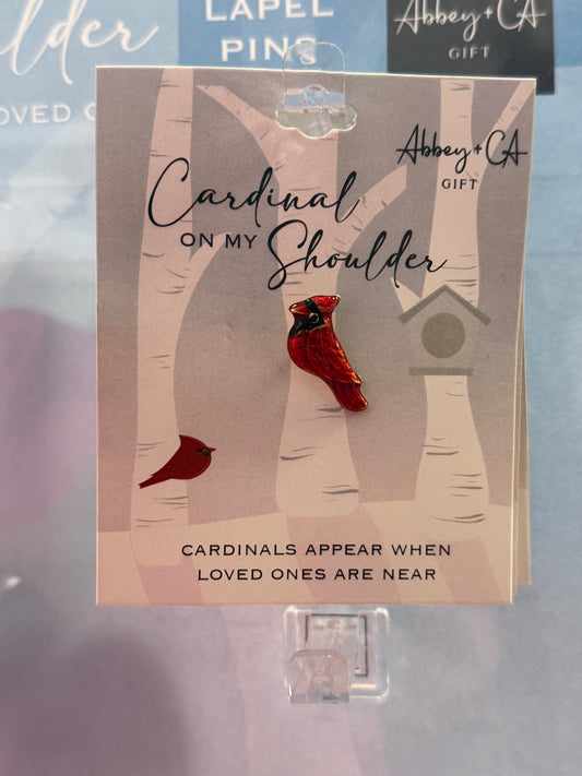 Cardinal on my Shoulder