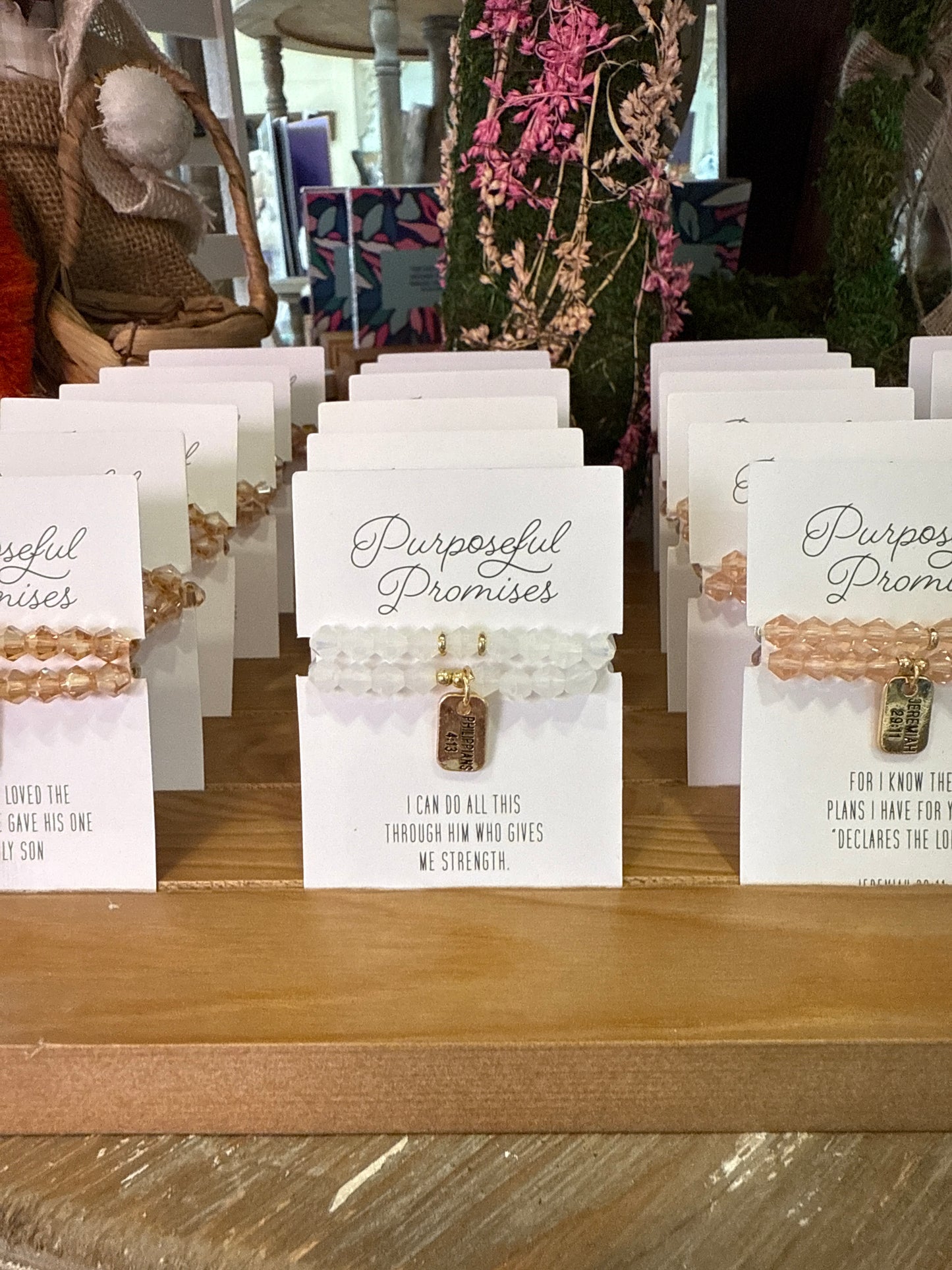 Glass bracelet Purposeful Promises