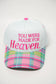 YOU WERE MADE FOR HEAVEN CANVAS CAP