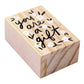 Treasure Box Bow Necklace - You are a Gift: Pine Wood, Zinc Alloy, Glass / Necklace: 17 L with 2 Extender, Box: 2 W x 1.25 H x3 D