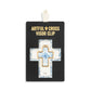 Artful Cross Faith Visor Clip - 39x48mm