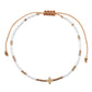 Simple Faith Bracelet Display: Stone,Plated, Cord / 5" L