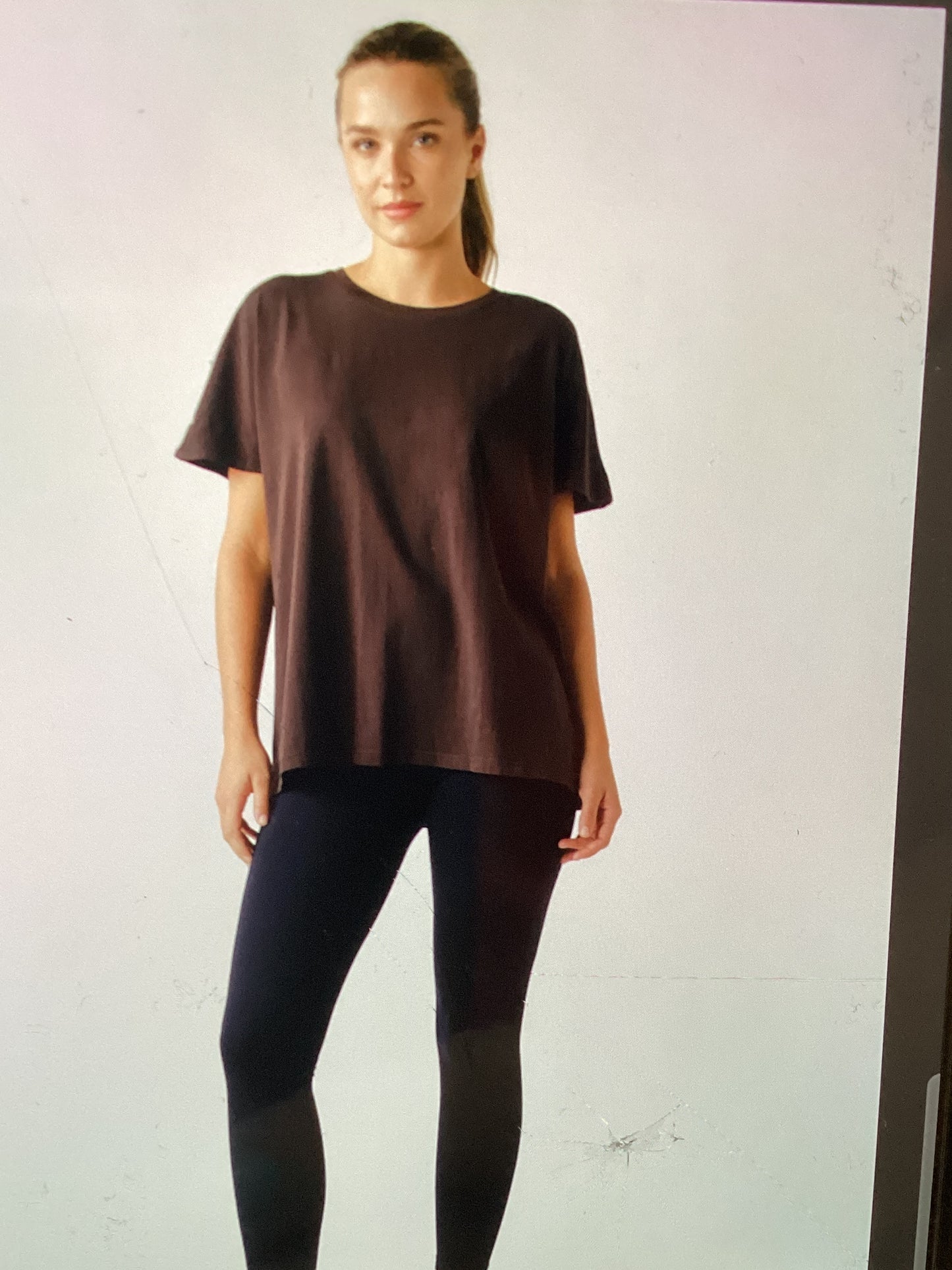 Mono B Shoreline Pima Cotton Slouchy Tee