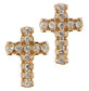Treasure Box Earrings - O Holy Night: Wipe Clean with Dry Cloth / Pinewood, Glass, Zinc Alloy, Paper