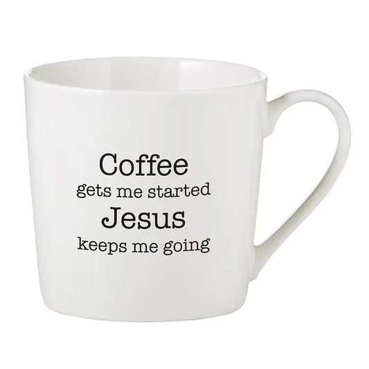 Cafe Mug Gets Me Started