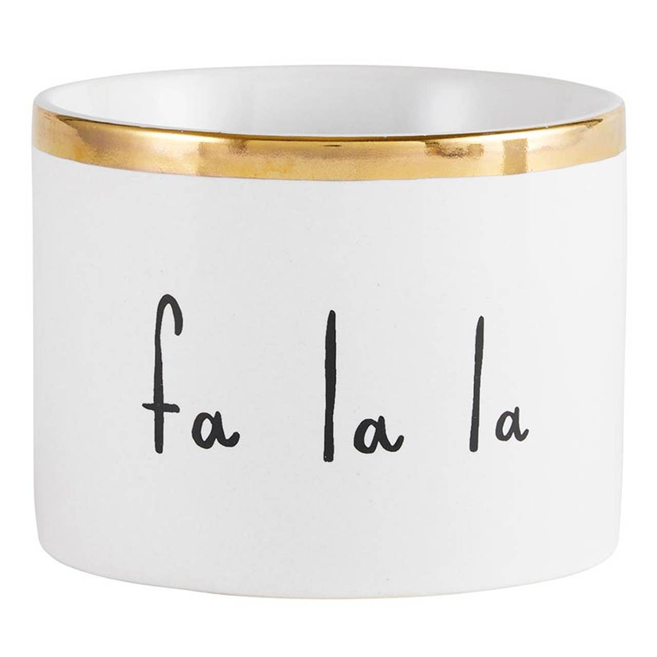 Gold Holiday Dip Bowls Book Box - Eat, Dip & Be Merry: Hand Wash Only / Ceramic