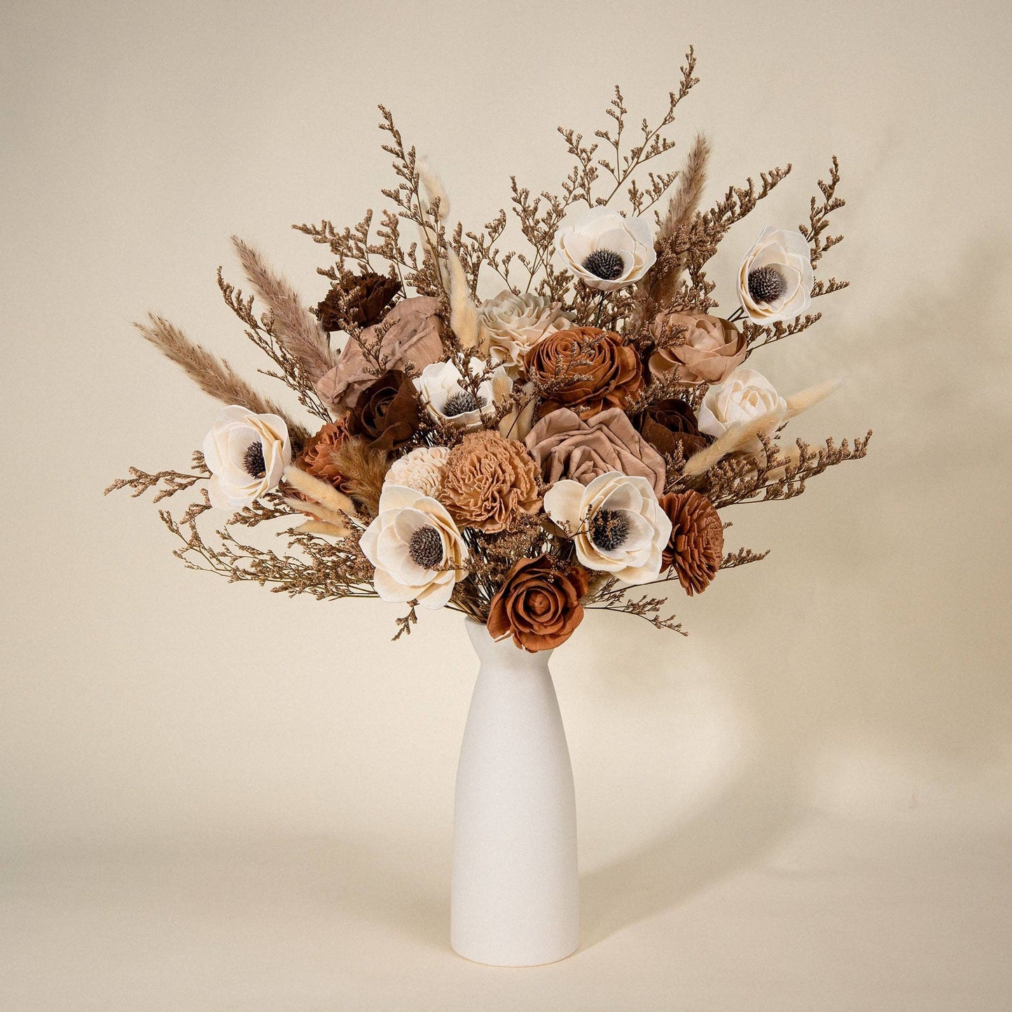 Fall Decor Finished Vase