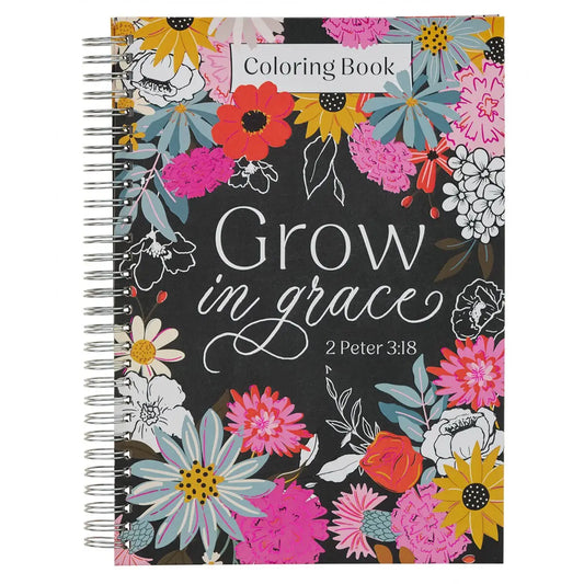 Coloring Book Spiral Grow in Grace 2  Peter 3:18
